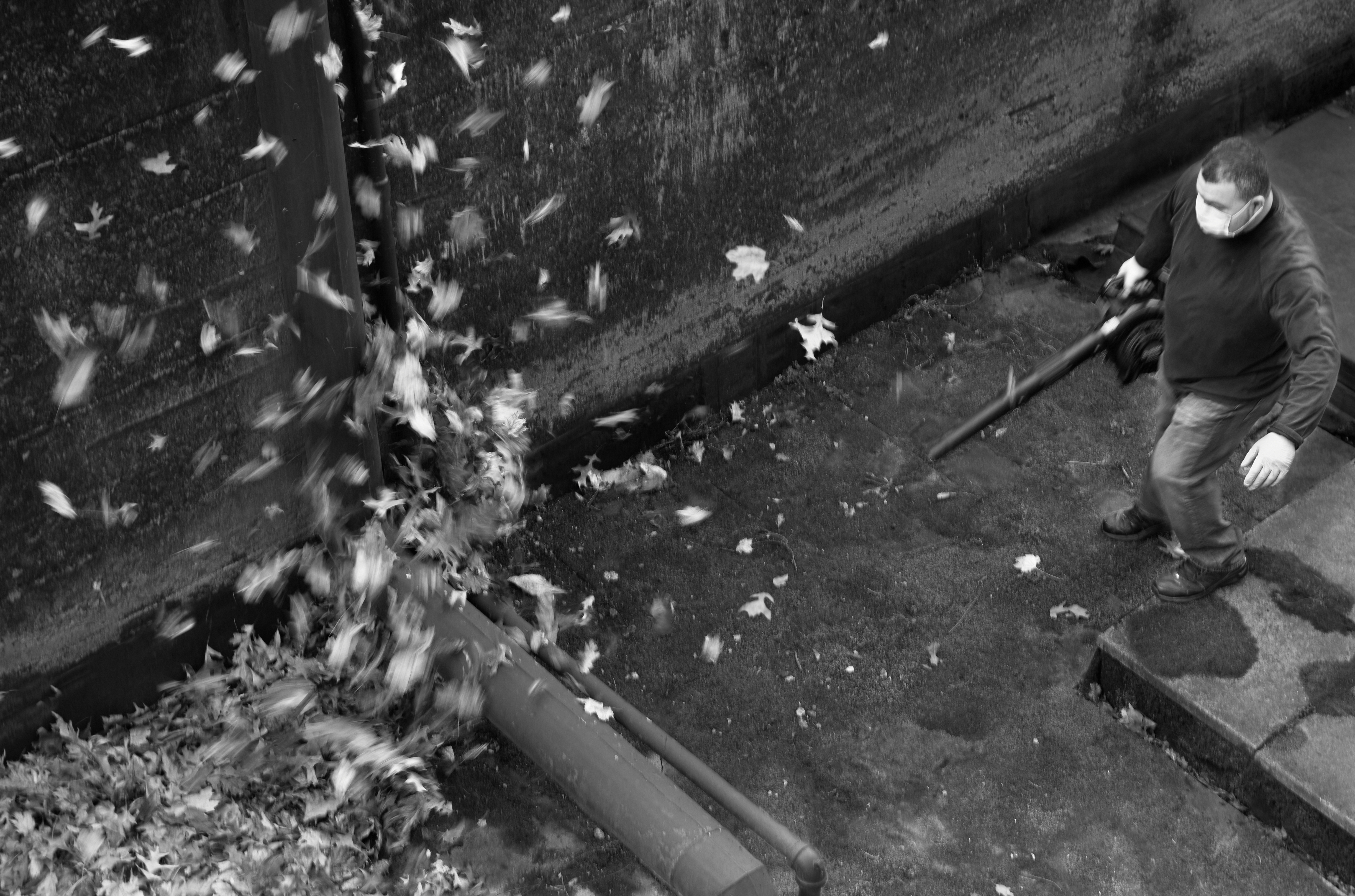 Human figure in contemplative pose, surrounded by architectural or natural elements.